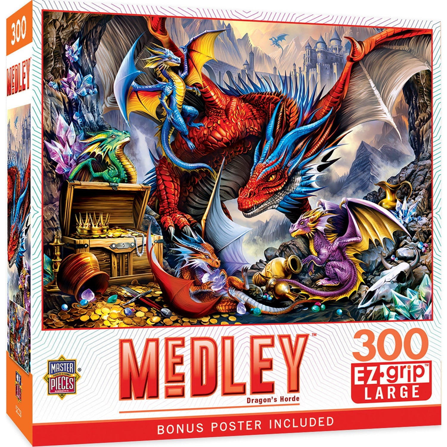 Medley – Dragon’s Horde 300 Piece EZ Grip Jigsaw Puzzle