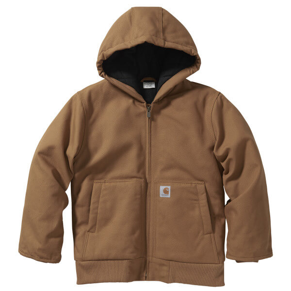 CP8545 – Carhartt Kid’s Canvas Insulated Hooded Actve Jacket