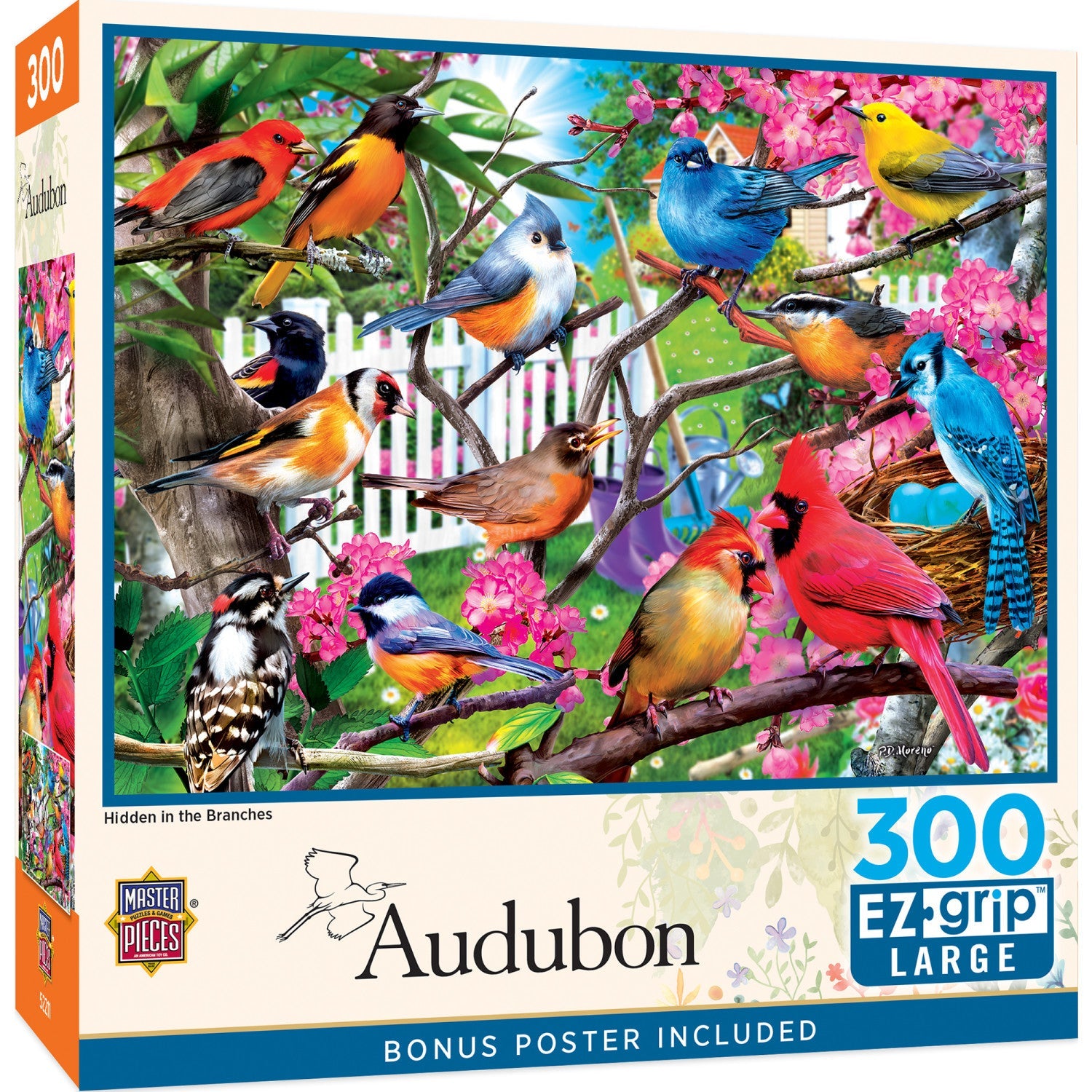 Audubon – Hidden in the Branches 300 Piece EZ Grip Jigsaw Puzzle