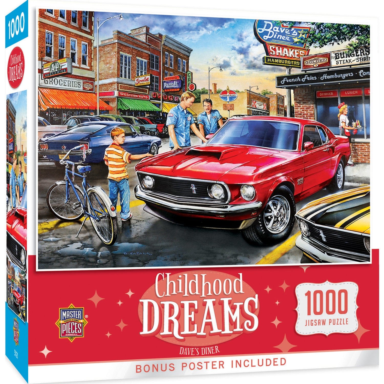 Childhood Dreams – Dave’s Diner 1000 Piece Jigsaw Puzzle