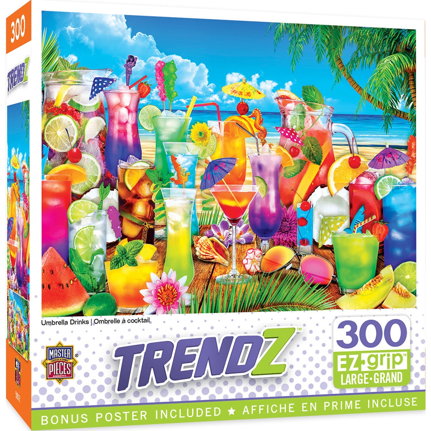 Trendz – Umbrella Drinks 300 Piece EZ Grip Jigsaw Puzzle