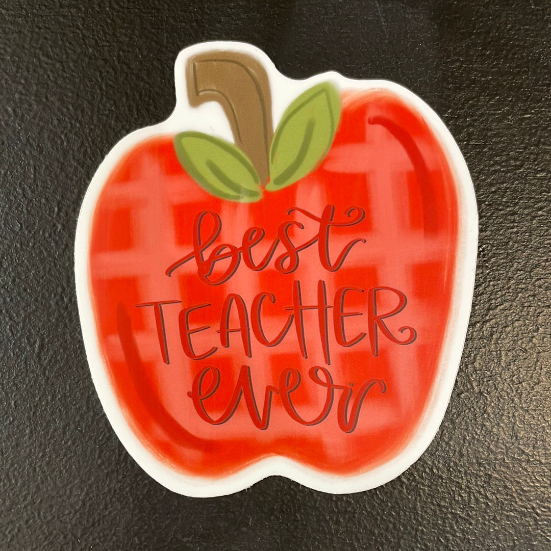 Best Teacher Ever Sticker