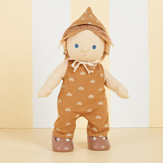 Olli Ella – Dinkum Doll – Cotton Rolo Romper Set – Fawn