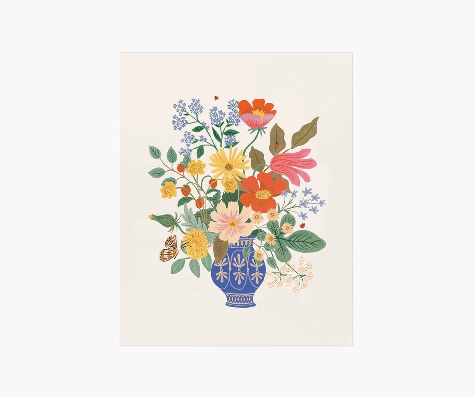 Rifle Paper Co. – Art Print – Strawberry Fields Bouquet