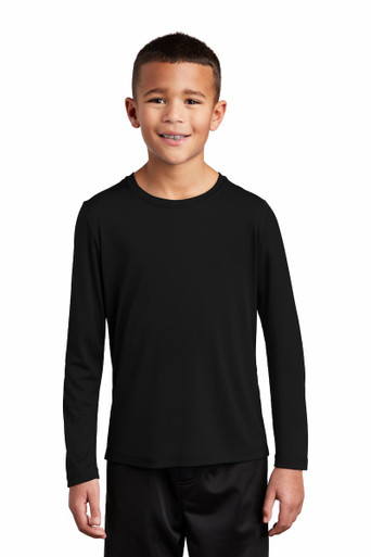 Sport-Tek YST420LS Youth Posi UV Pro Long Sleeve Tee