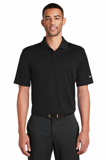 Nike 838956 Dri FIT Classic Fit Players Polo with Flat Knit Collar