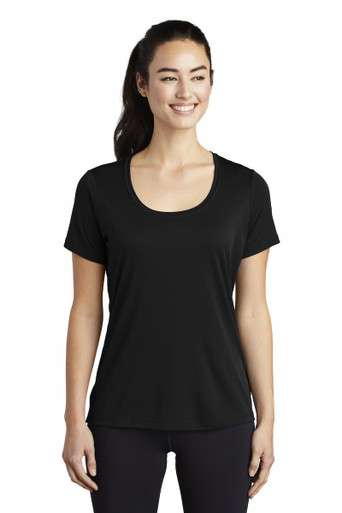 Sport-Tek LST420 Ladies Posi UV Pro Scoop Neck Tee