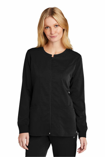 Wink WW4088 Women’s Premiere Flex Full Zip Scrub Jacket