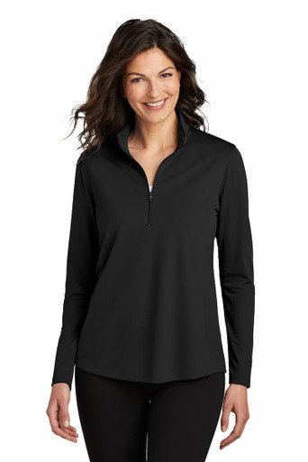 Port Authority LK112 Ladies Dry Zone UV Micro Mesh 1/4 Zip