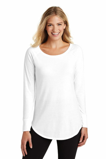 District DT132L Women’s Perfect Tri Long Sleeve Tunic Tee