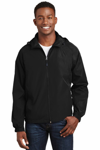 Sport-Tek JST73 Hooded Raglan Jacket