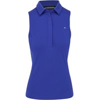 Ladies J. Lindeberg Dena Sleeveless Shirt in Club Blue