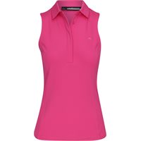 Ladies J. Lindeberg Dena Sleeveless Shirt in Fuchsia Purple