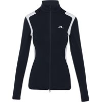 Ladies J. Lindeberg Mae Zip Midlayer Outerwear in JL Navy