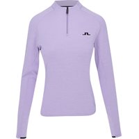 Ladies J. Lindeberg Steffi Midlayer Top Outerwear in Lavender / Melange