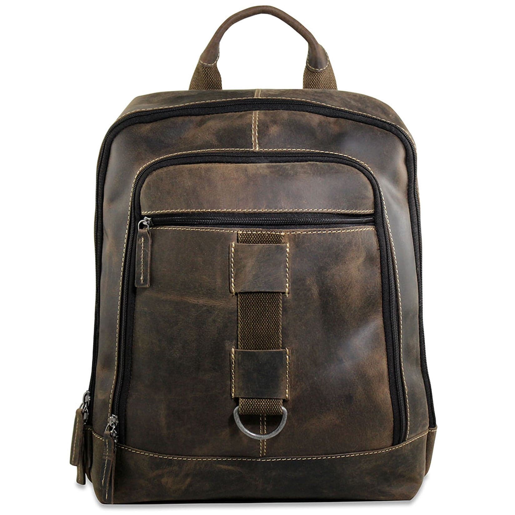 Jack Georges Arizona Leather Laptop Backpack