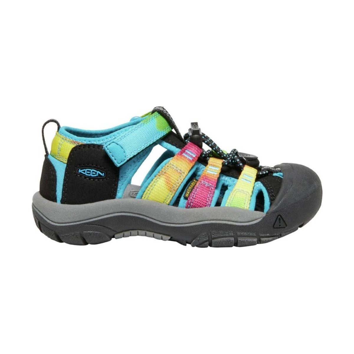 KEEN Little Kids’ Newport H2 – Rainbow Tie Dye