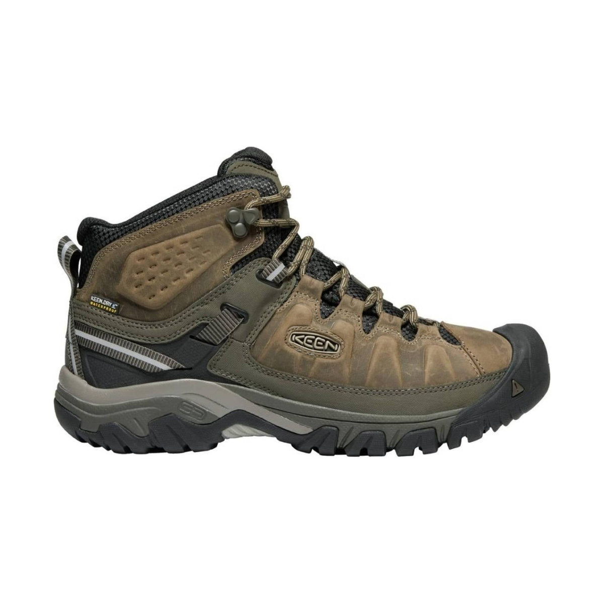 KEEN Men’s Targhee III Waterproof Mid Boot – Bungee Cord/Black FINAL SALE