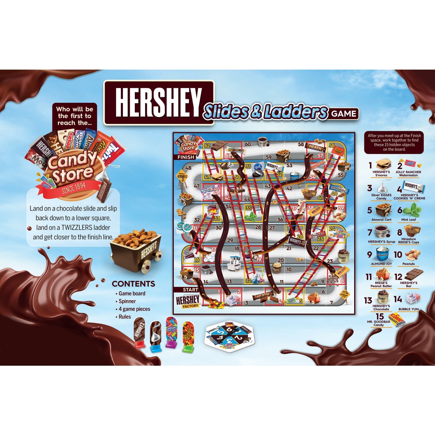 Hershey’s – Slides and Ladders Board Game