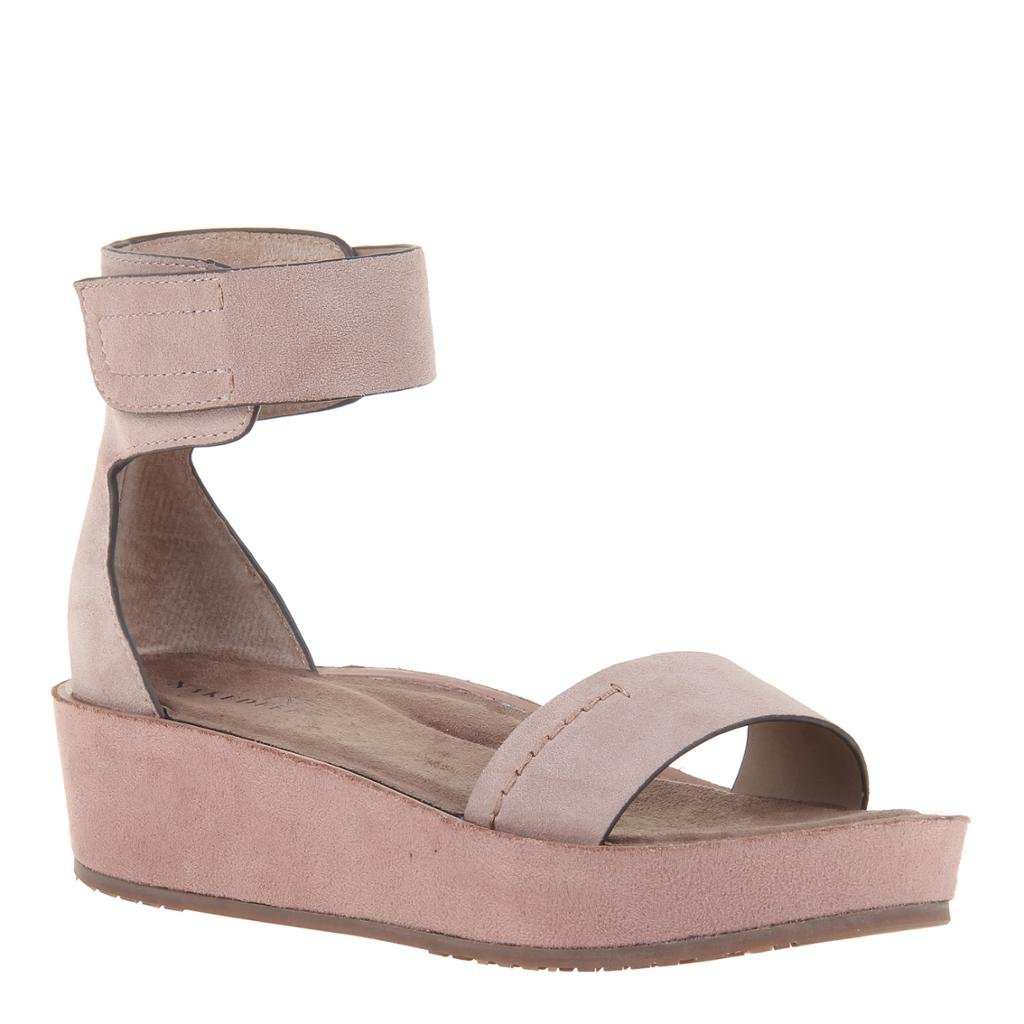 NAKED FEET – RENZI in PECAN Wedge Sandals