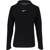 Ladies Nike Dri Fit UV Club Crew Top Outerwear in Black / White