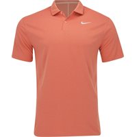 Nike DriFit Victory+ Heather Shirt in Madder Root / Light Madder Root / White