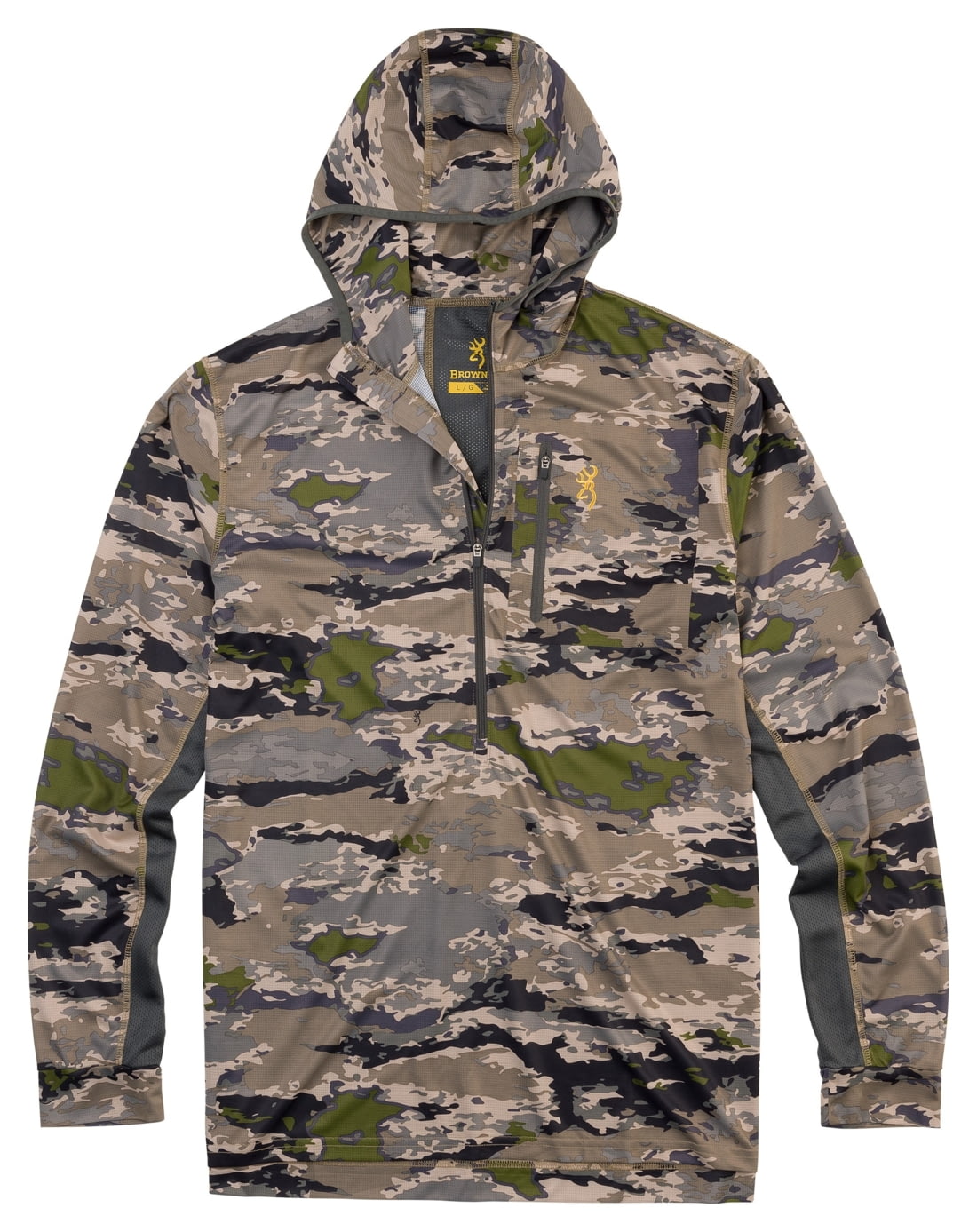 Browning Smooth Bone Hooded Shirt