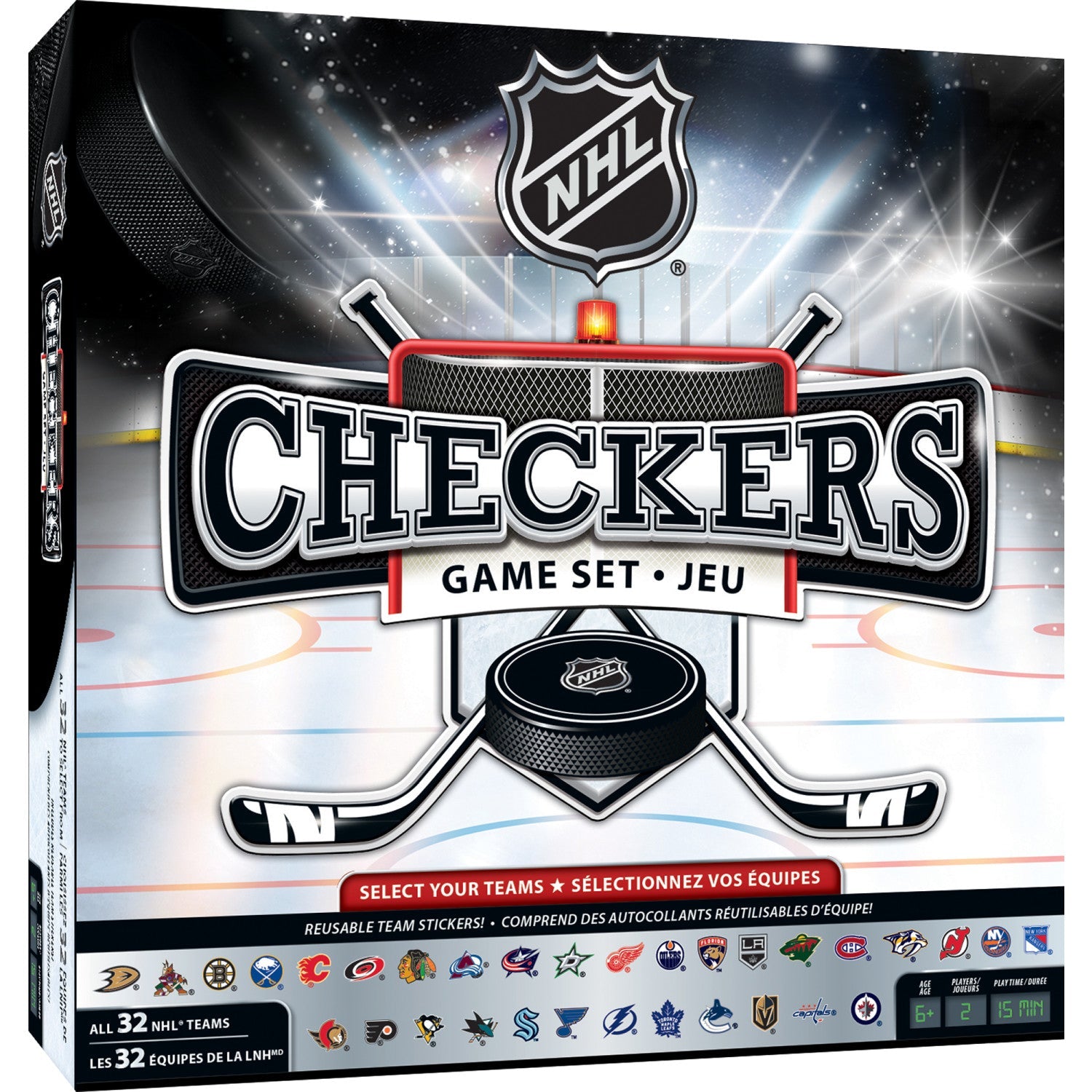 NHL – League Checkers Board Game