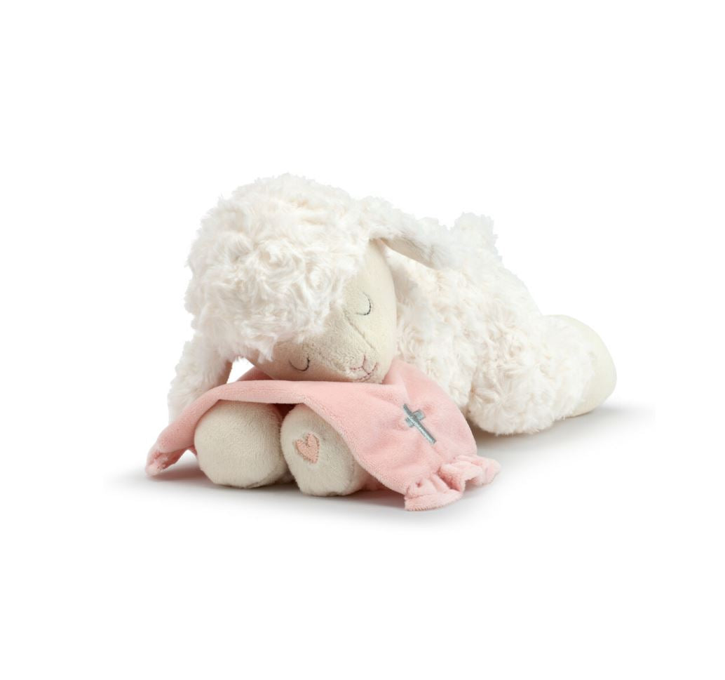 Goodnight Prayer Mechanical Lamb – Pink