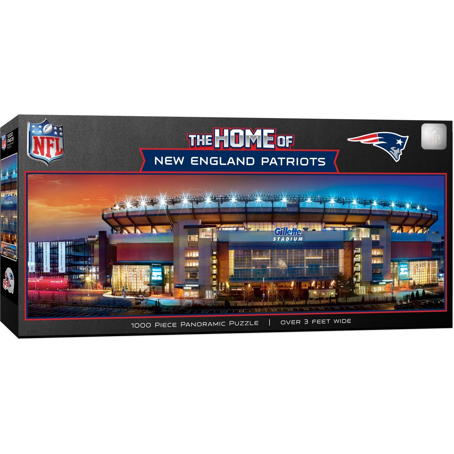 New England Patriots – Stadium View 1000 Piece Panoramic Jigsaw Puzzle