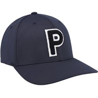 Puma Chenille P Hat in Deep Navy