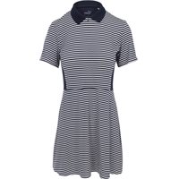 Ladies Puma Kassidy Stripe Dress in Deep Navy / White Glow