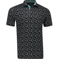 Puma Mattr Paradise Shirt in Puma Black / Aquatic