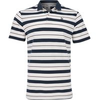 Puma x Quiet Golf Sunday Stripe Shirt in Warm White / Dark Night