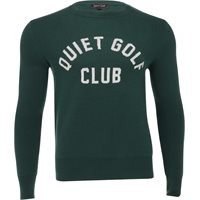 Quiet Golf QGC Jacquard Sweater in Forest