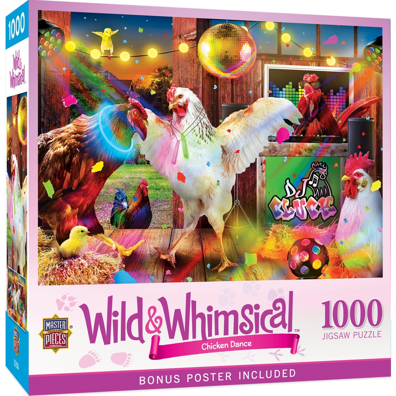 Wild & Whimsical – Chicken Dance 1000 Piece Jigsaw Puzzle