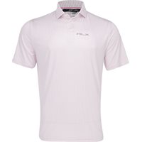 RLX Ralph Lauren Featherweight Airflow Jersey Deco Shirt in Dalia Pink / Deco