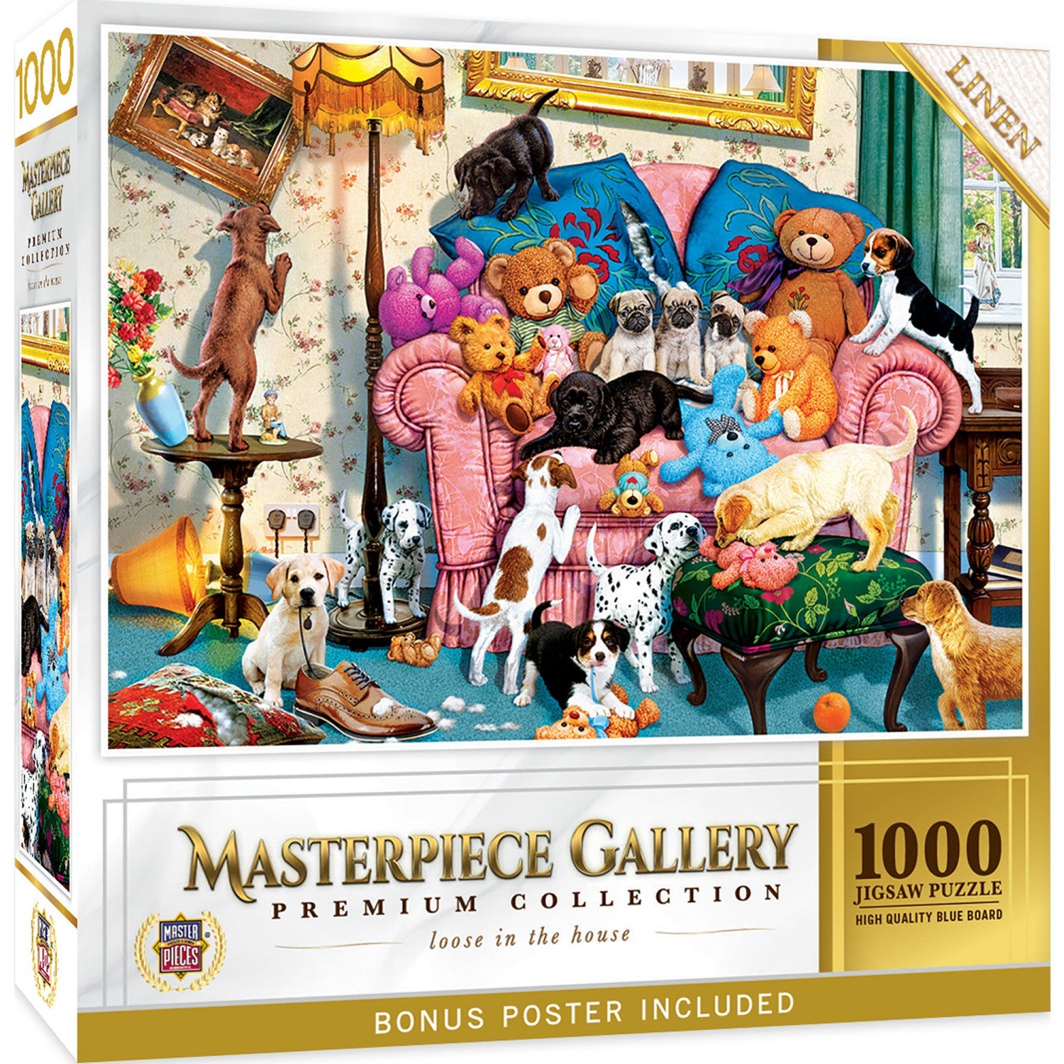 Masterpiece Gallery – Loose in the House 1000 Piece Jigsaw Puzzle