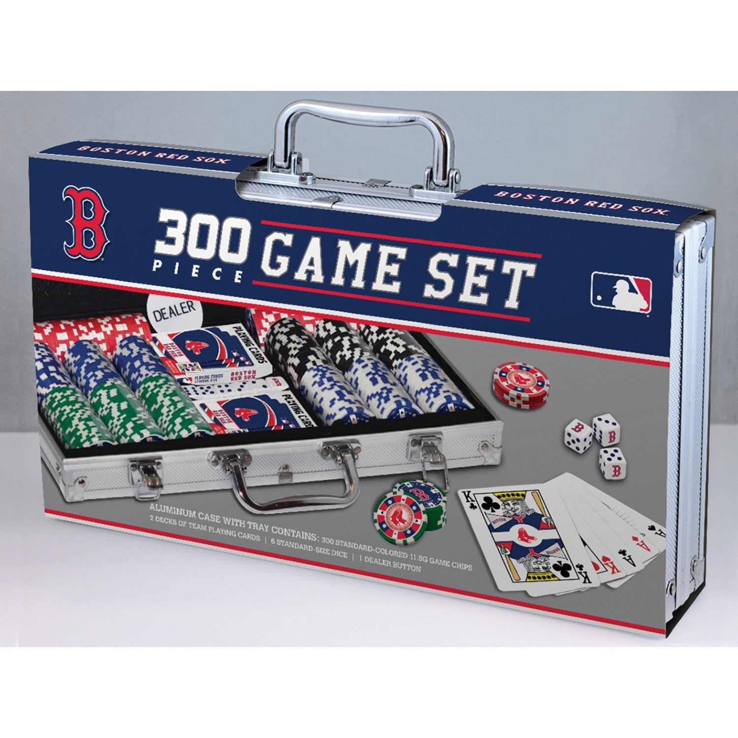 Boston Red Sox 300 Piece Poker Set