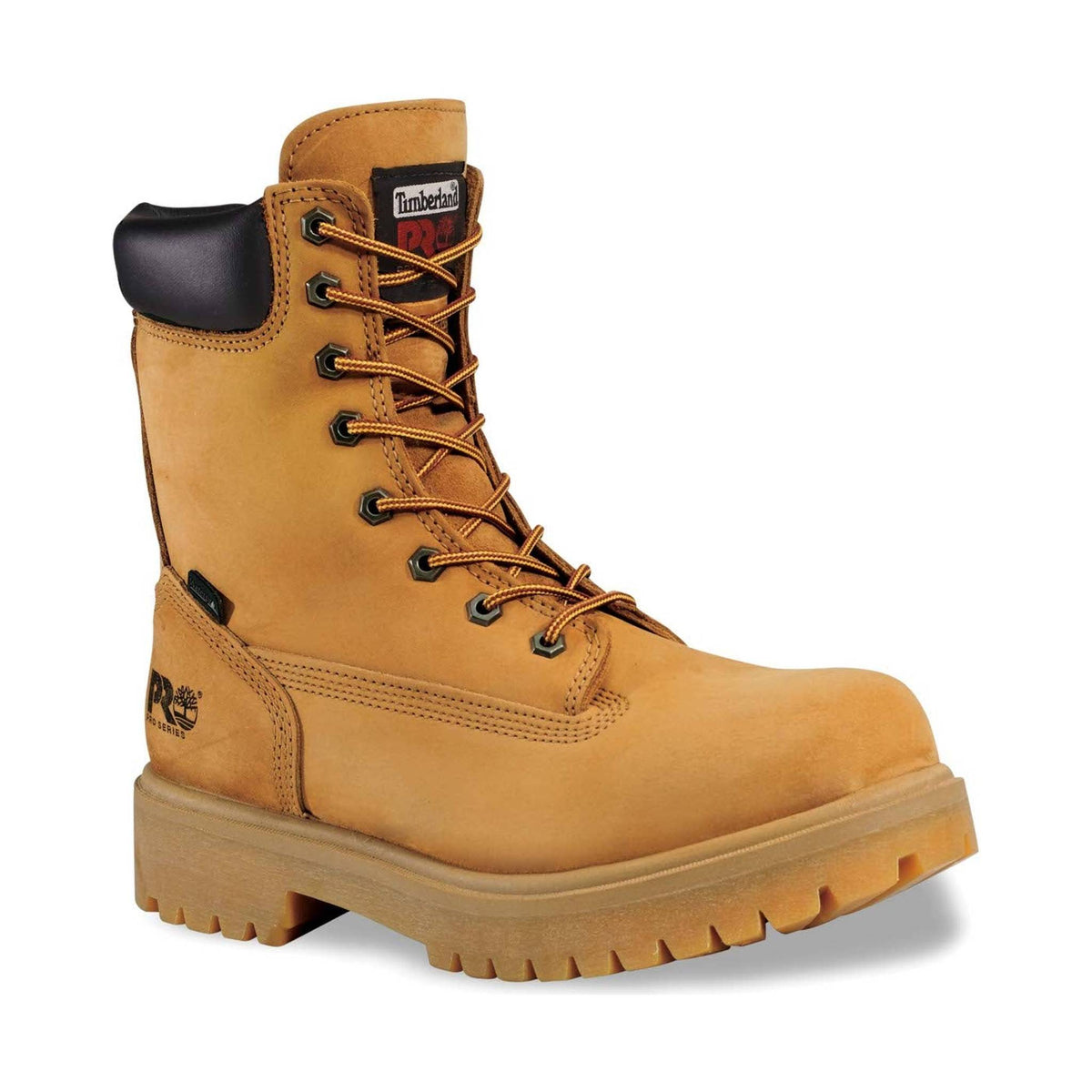 Timberland Pro Men’s 8 Inch Direct Attached Soft Toe Work Boots – Wheat Nubuck