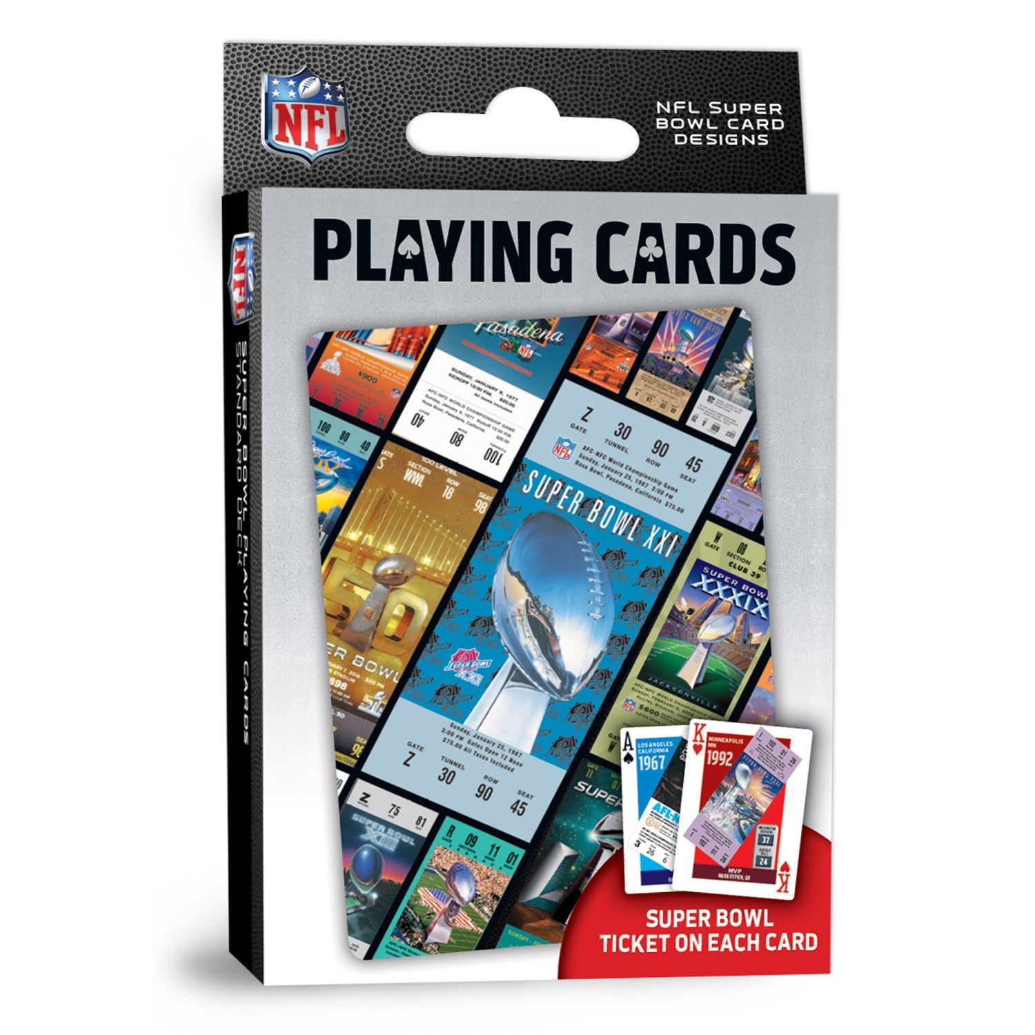 NFL Super Bowl Ticket Playing Cards – 54 Card Deck