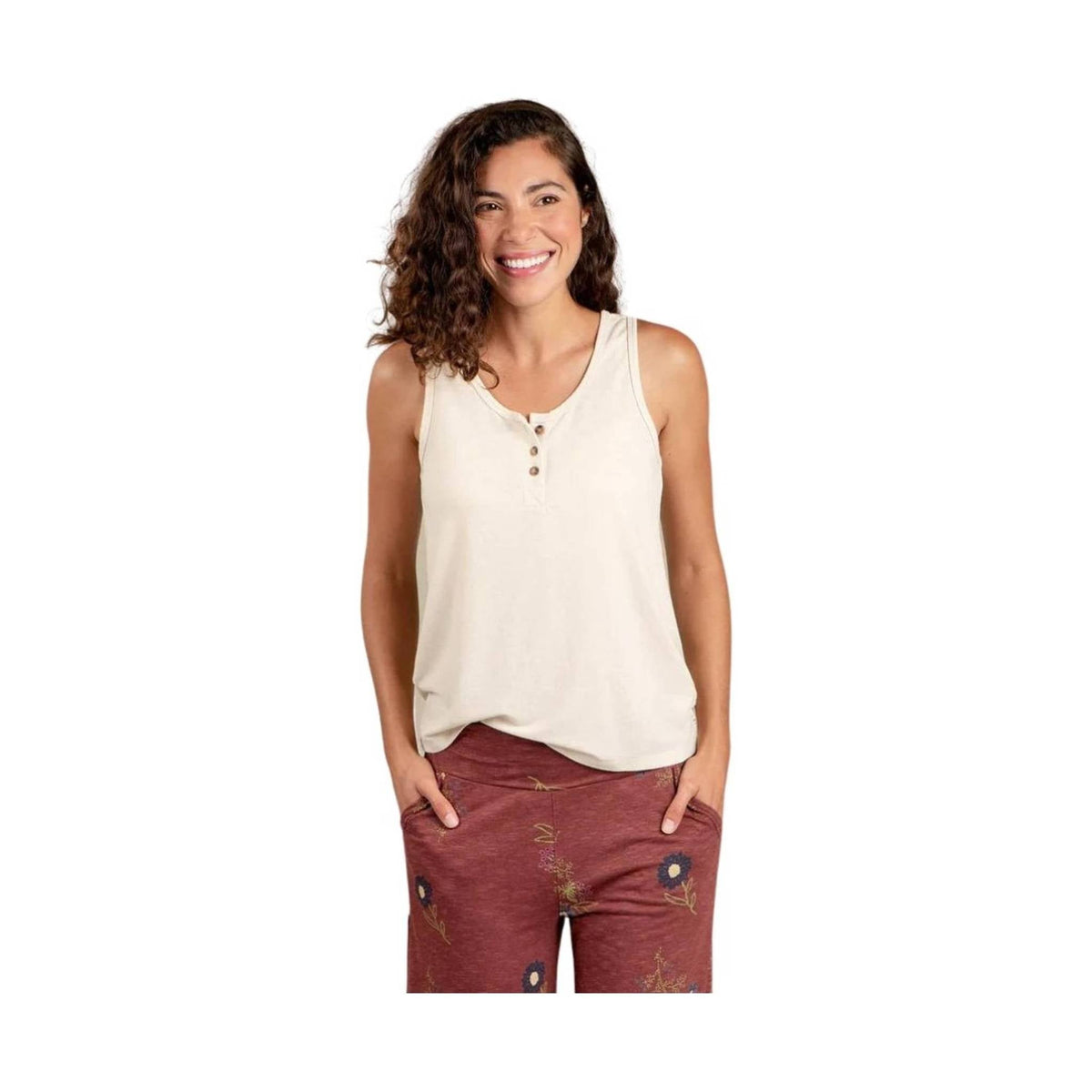 Toad & Co Women’s Piru Henley Tank – Salt