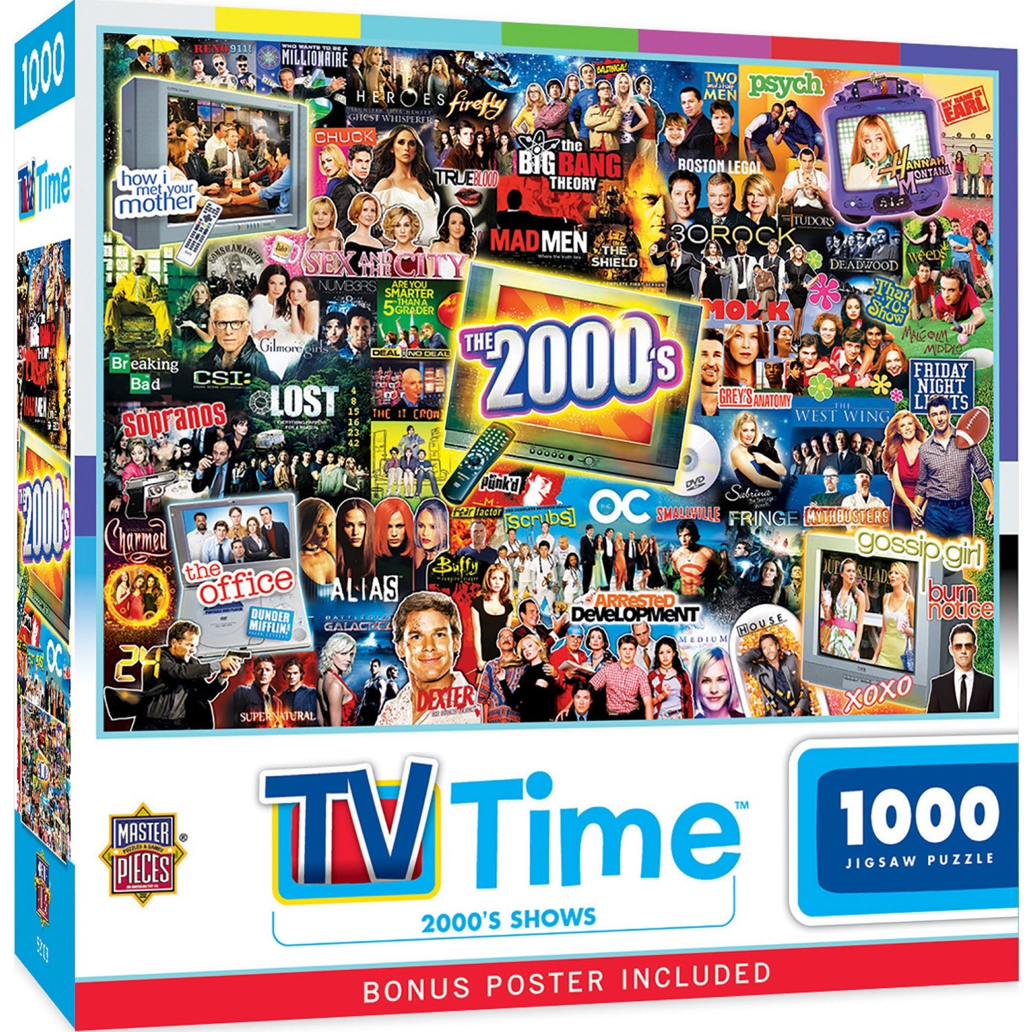 TV Time – 2000’s Shows 1000 Piece Jigsaw Puzzle