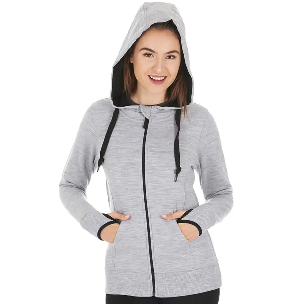 Women’s Brushed Wool Hoodie Kodiak Fleece