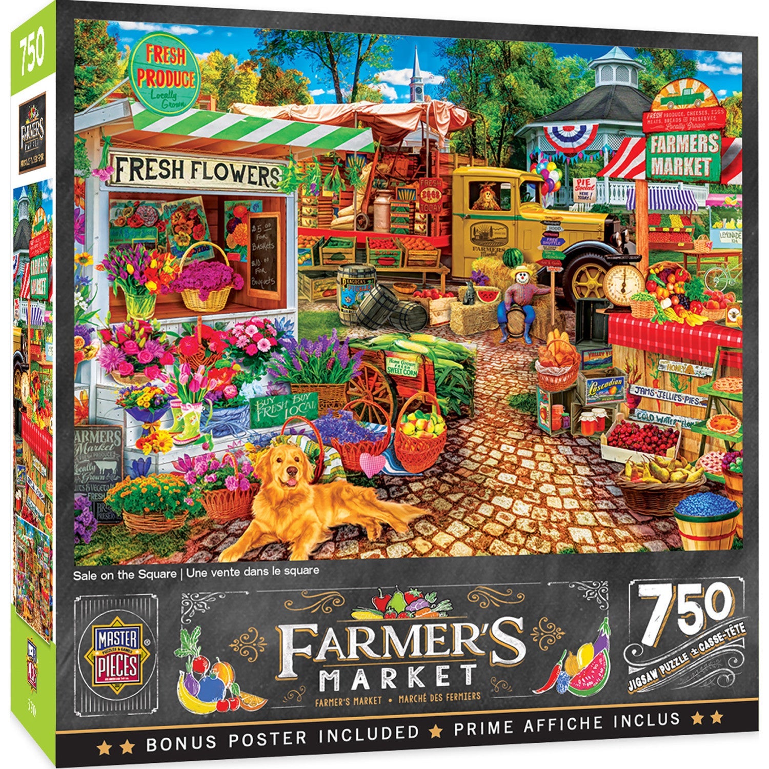 Farmer’s Market – Sale on the Square 750 Piece Jigsaw Puzzle