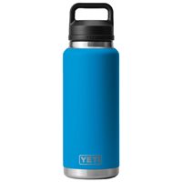 YETI Rambler 36 oz Bottle with Chug Cap Coolers in Big Wave Blue