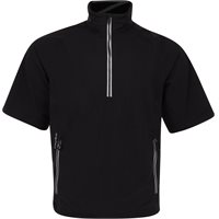 Zero Restriction Power Torque 1/4 Zip Rainwear in Black / Metallic Silver