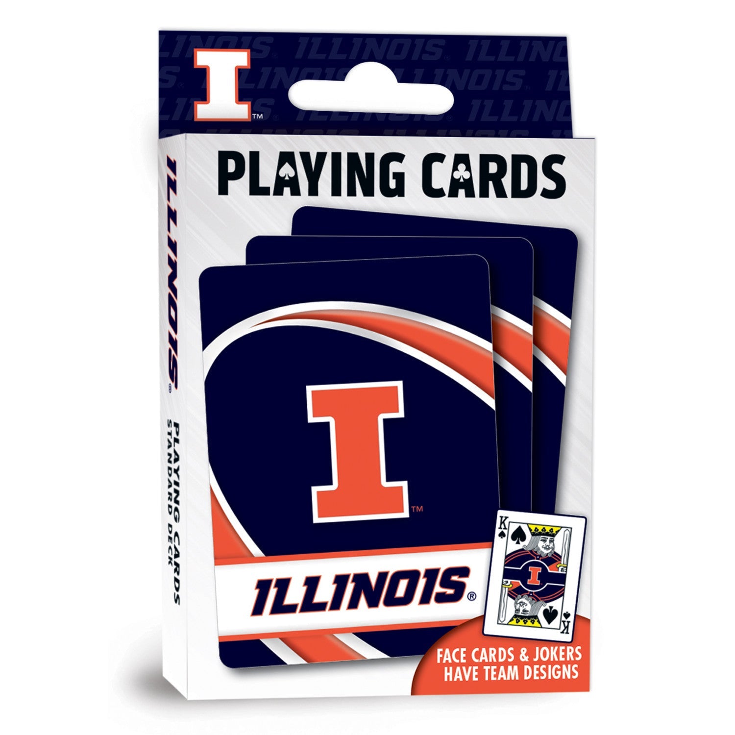 Illinois Fighting Illini Playing Cards – 54 Card Deck