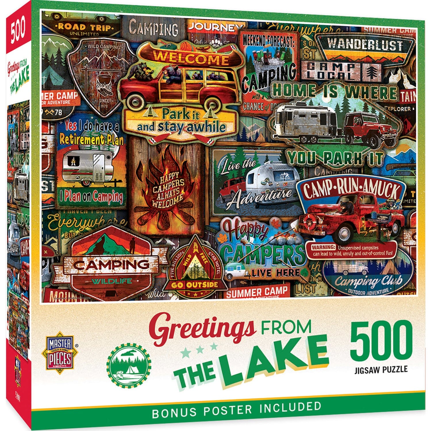 Greetings From The Lake – 500 Piece Jigsaw Puzzle